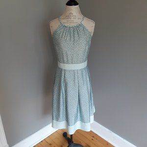 Promod Mint Green Polka Dot A-Line Dress